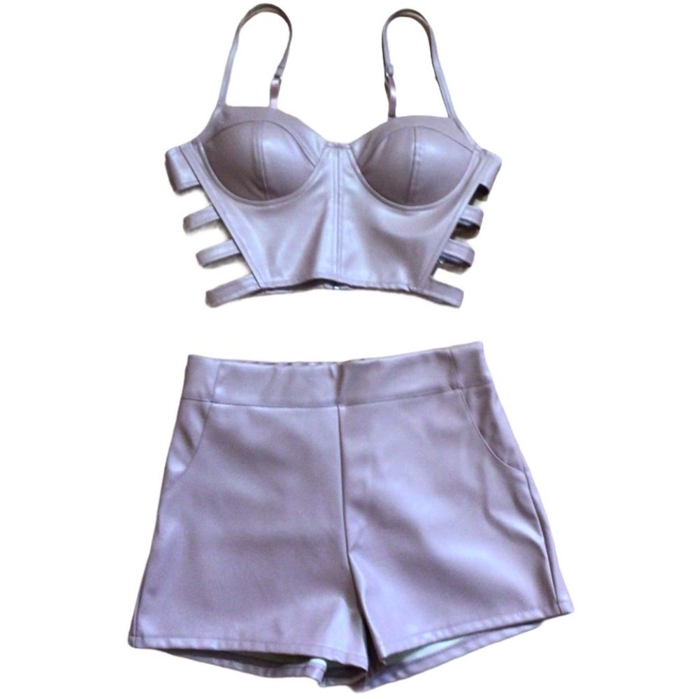 COPY - NWT - Haute Monde Faux Leather Set (Size: M)